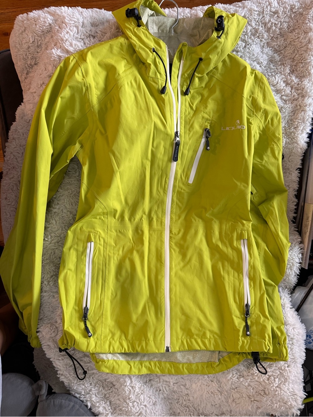 Women's Lime Green Waterproof Hooded Ski Jacket by L.L.Bean
